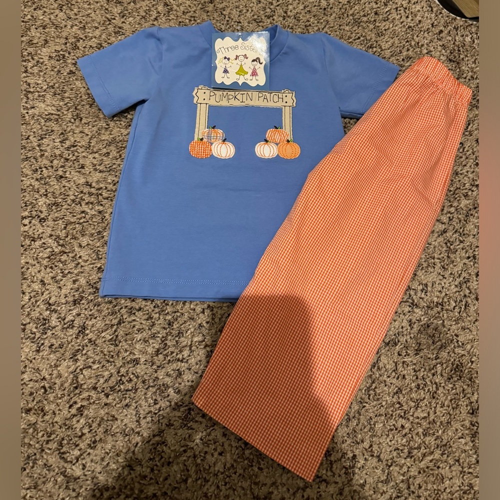 Boys 18 MO Pumpkin Patch set